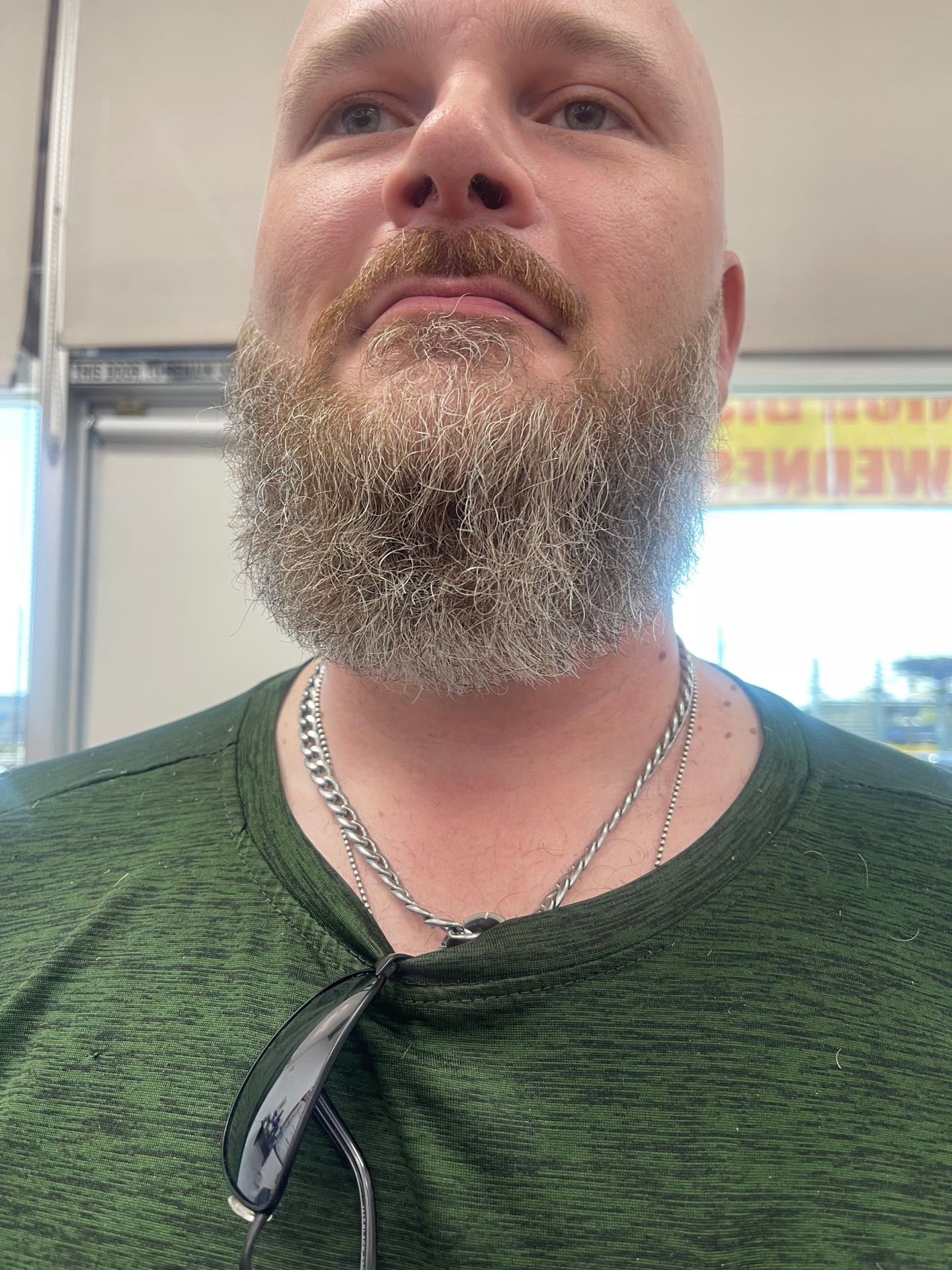 Sculpted full beard trim and shape-up